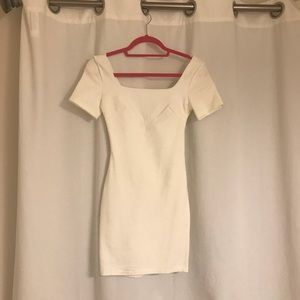 Lulu's bodycon white mini dress